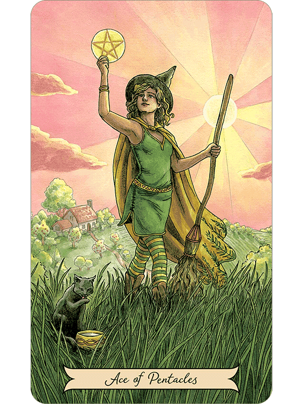 Everyday Witch Tarot - The Fools Dog