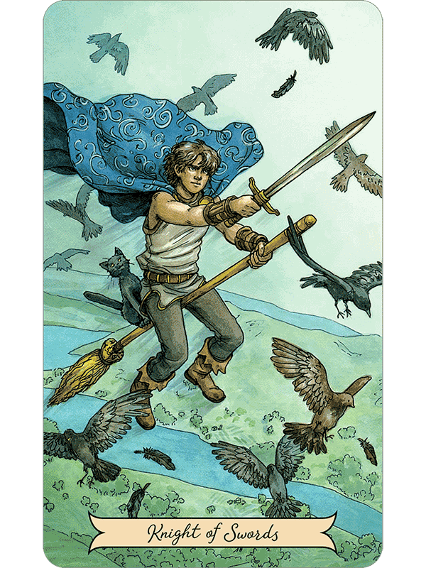 pageofswords,queenofswords knight of swords