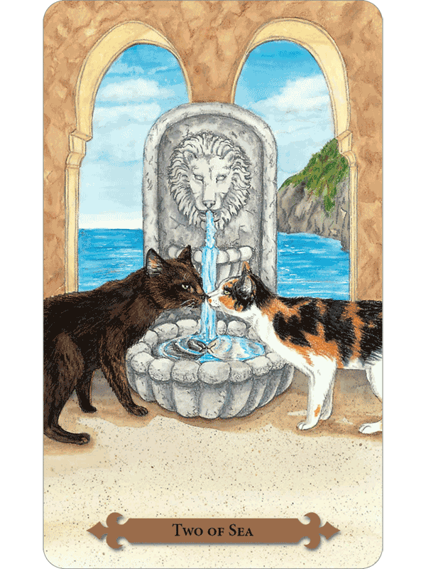 Mystical Cats Tarot - The Fools Dog