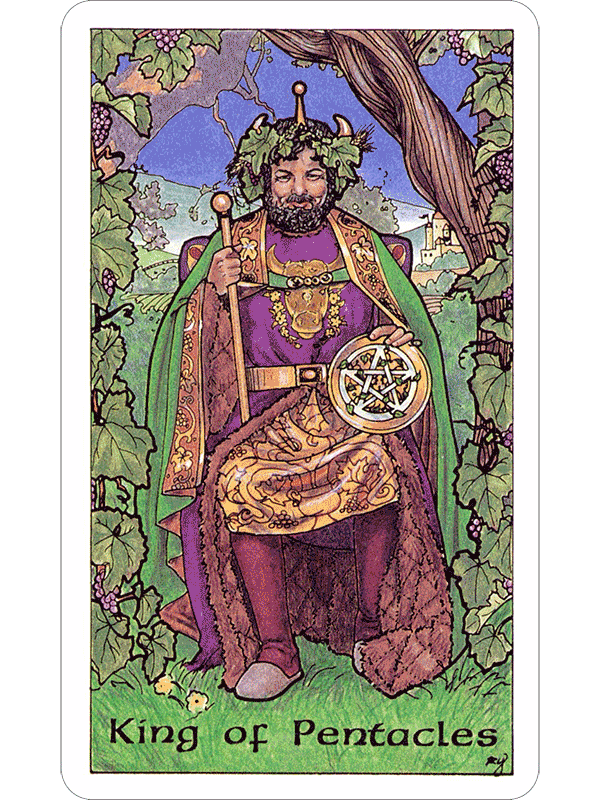 The Wood Tarot - Dog
