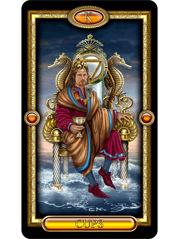 king of cups,ace of swords king of cups