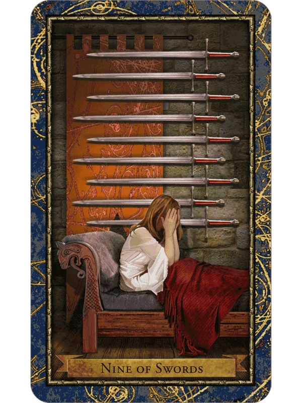 The Wizards Tarot - Nine of Swords